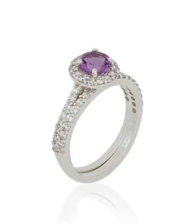 Amethyst Whisper Ring